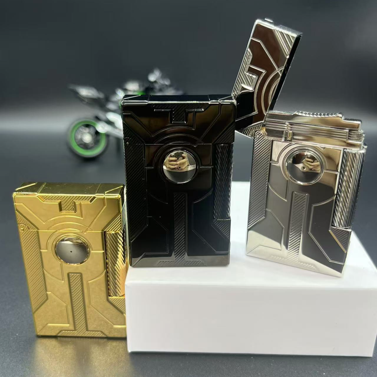 calories卡路朗声钢铁侠朗声打火机可充气男士高端正品火机送男友