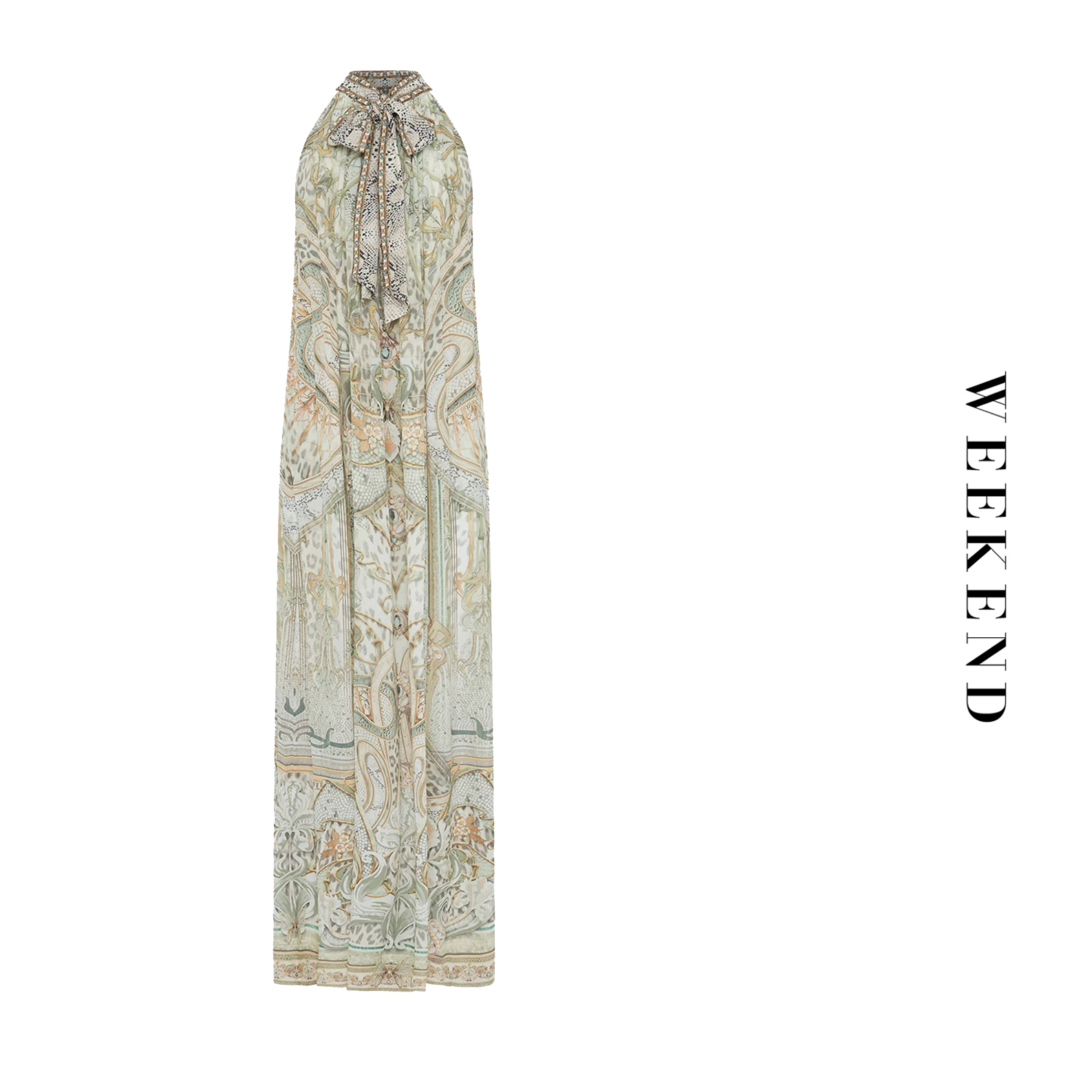 【高智淡人】卡米拉烫钻轻奢风长款显瘦时尚气质收腰连衣裙B1099