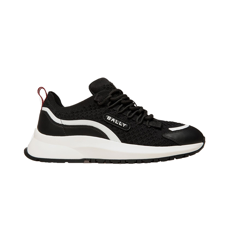 BALLY/巴利女士黑色织物透气运动鞋6306901-HZ