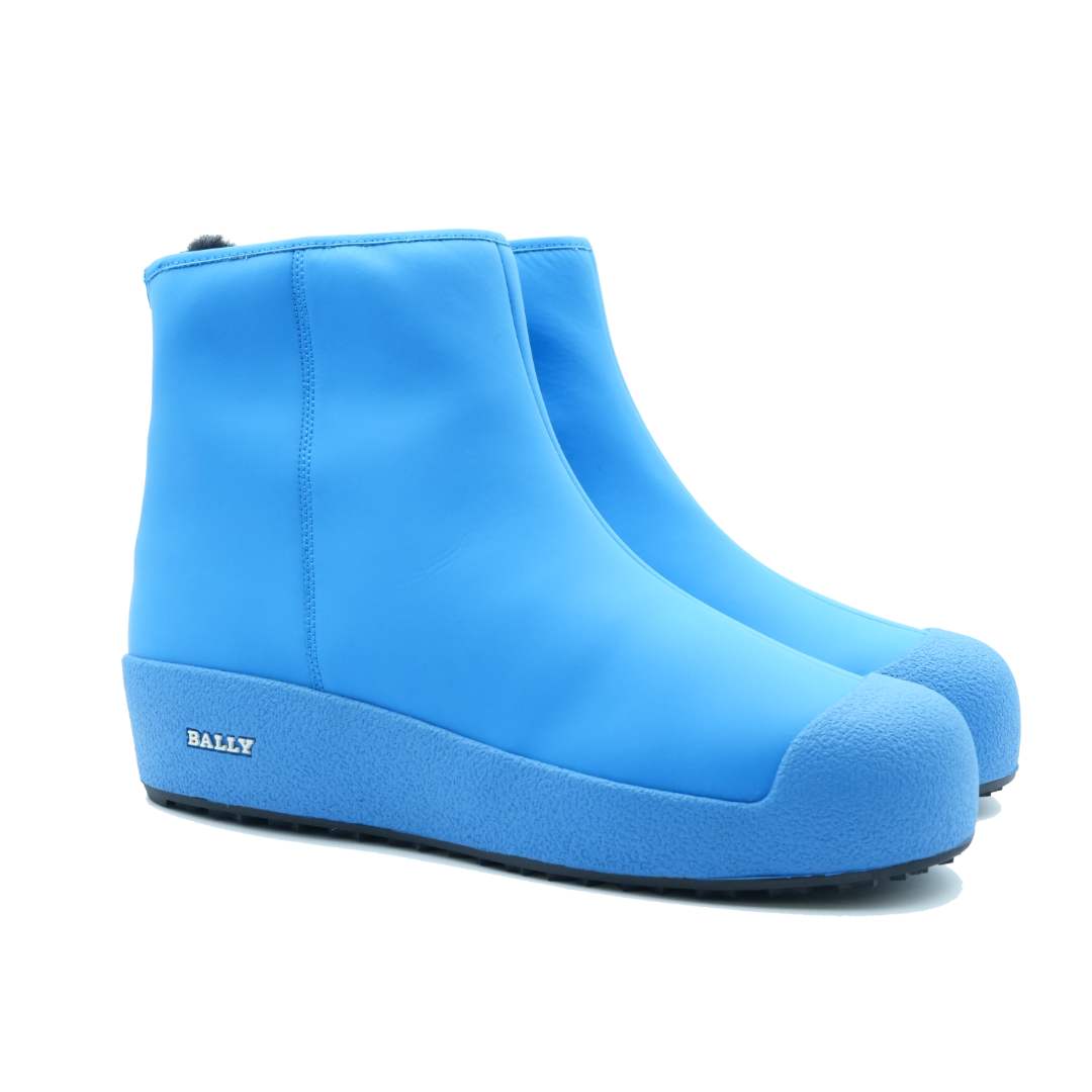 BALLY/巴利（断码）男士湖蓝色小牛皮雪地靴男鞋/6301013-HZO