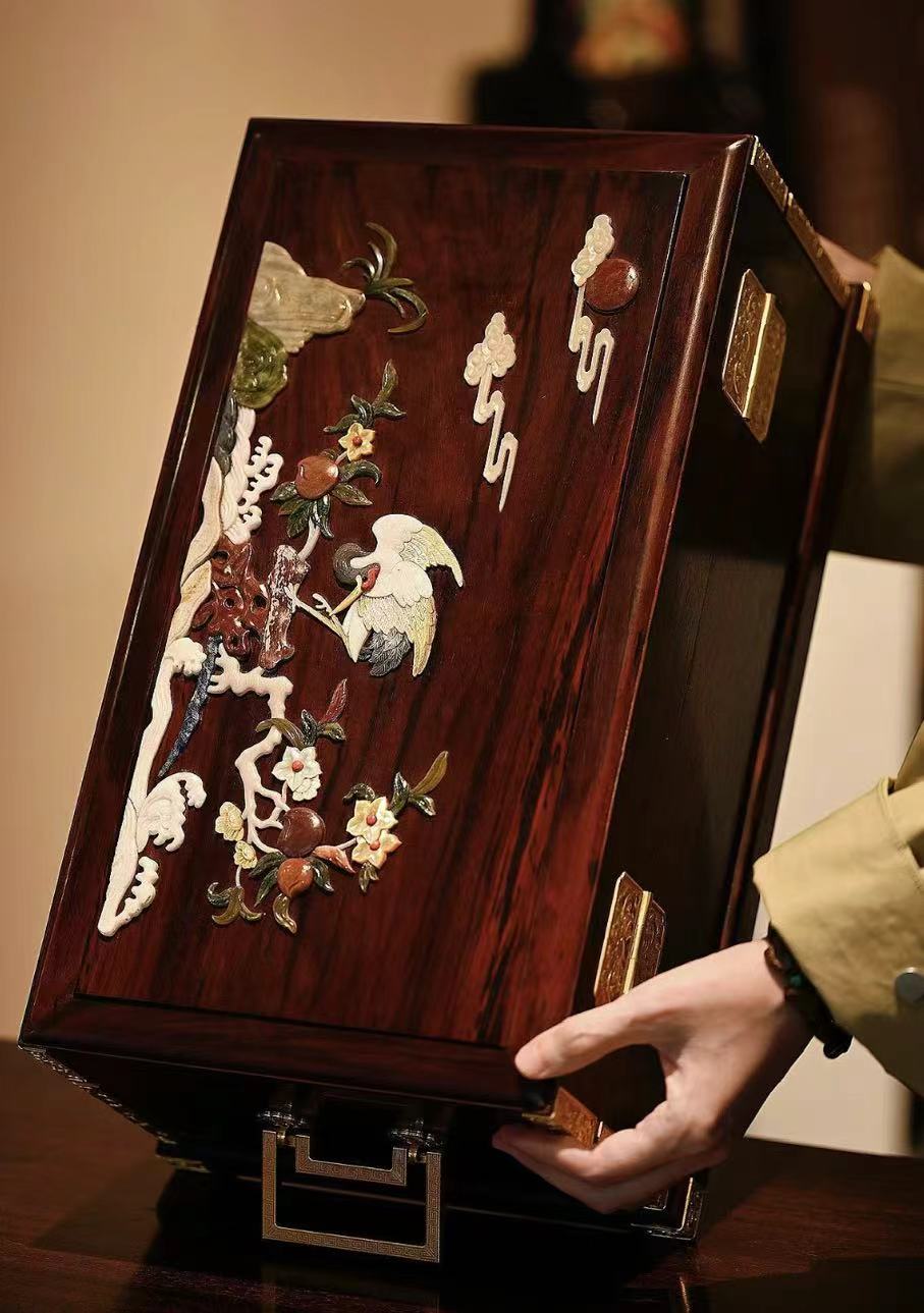 《双喜》创意礼品礼盒（虾，带）