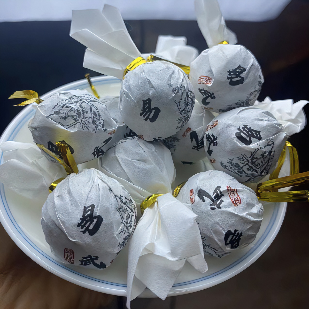 云南普洱茶 易武生态龙珠生茶大树茶 250克 500克 好喝盒装