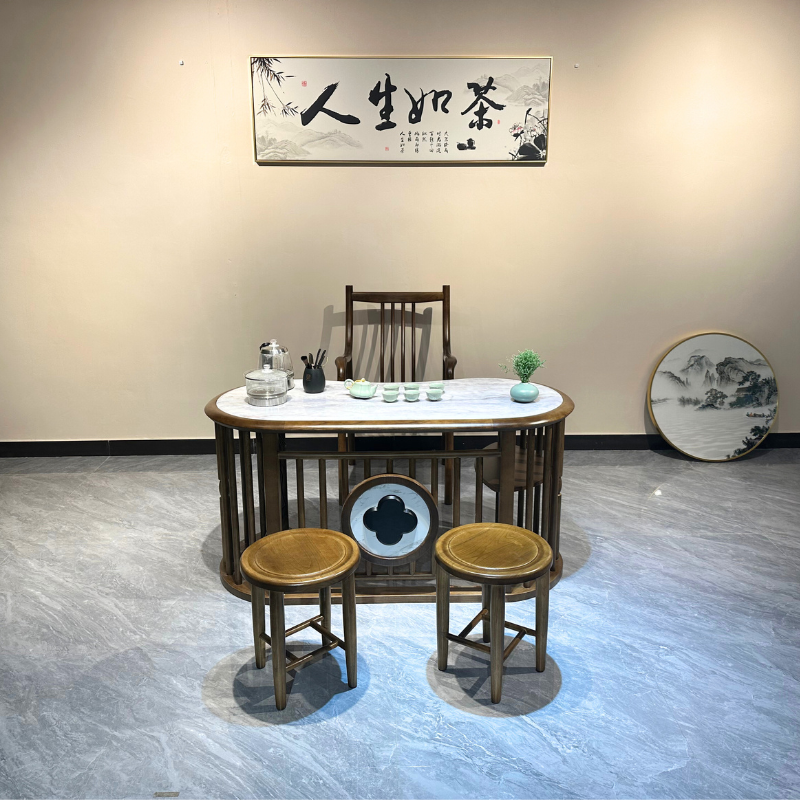 轻奢茶台异形茶桌高端不规则小众款白蜡木湿泡台客厅茶空间首选款