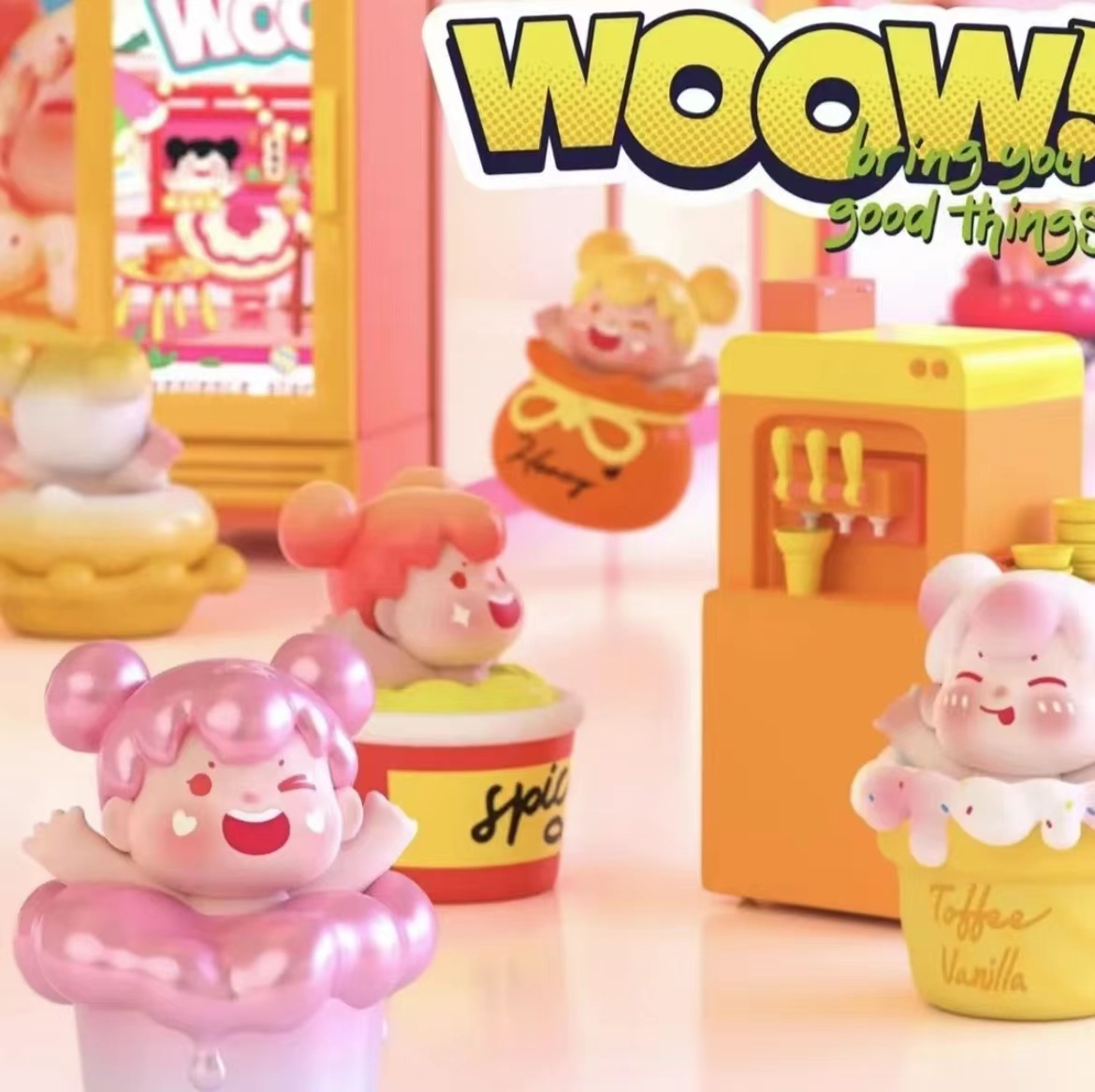 【拆盒】WOOW治愈你的美好时刻系列盲盒萌粒可爱公仔