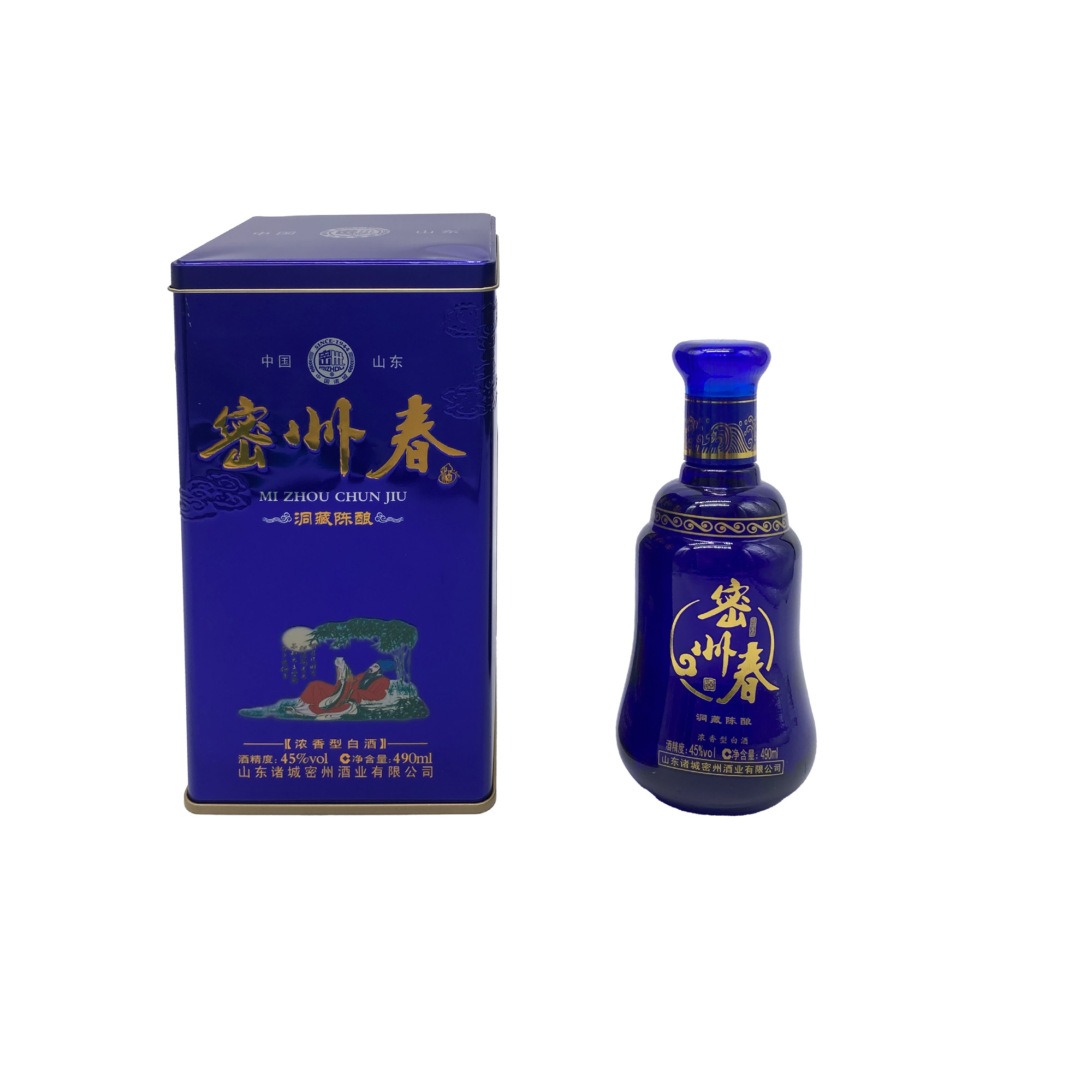 密州·洞藏陈酿 x2瓶 年份酒45度净含量浓香型白酒优级纯粮45度490