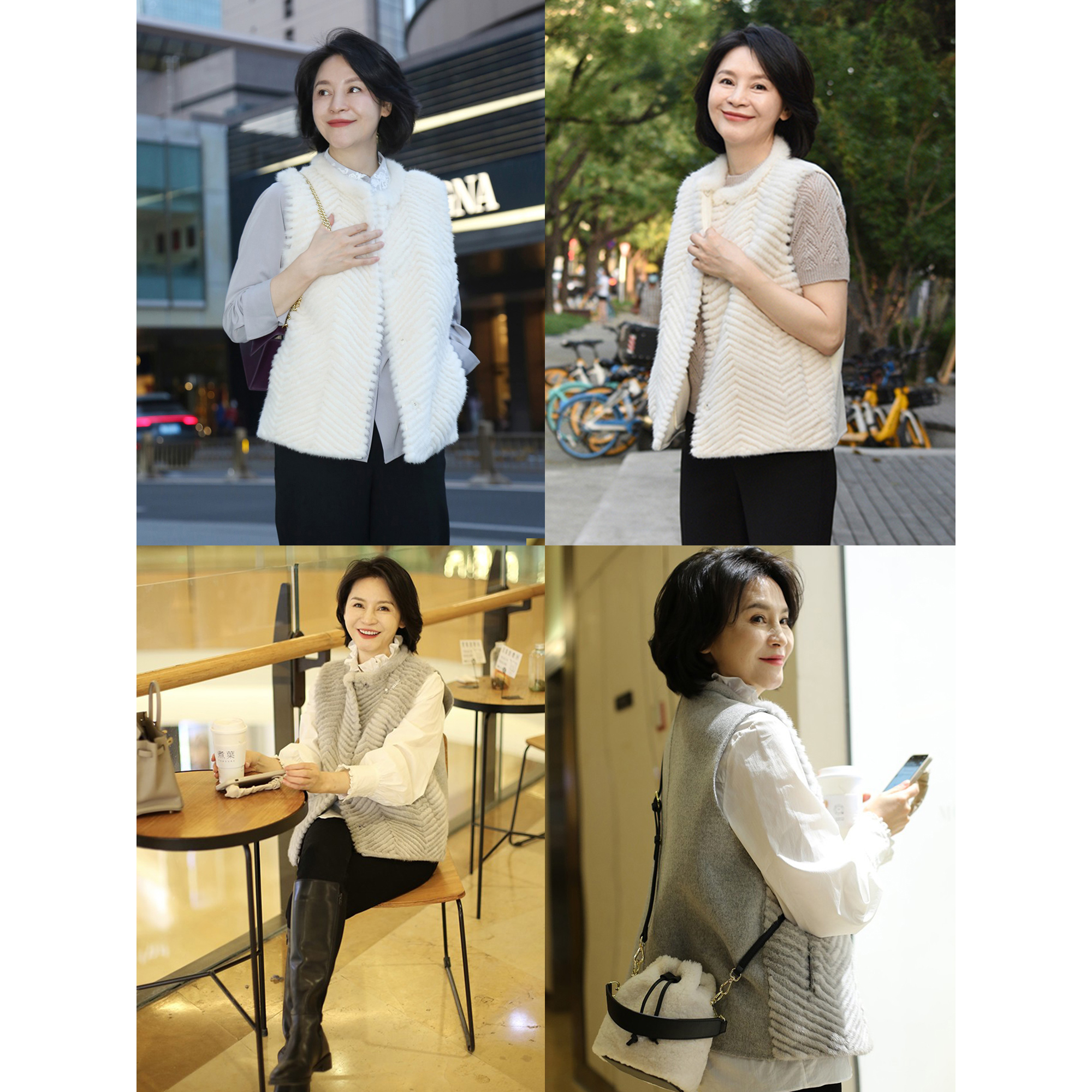 我是摩羯 丹麦进口水diao 正反双面穿针织外套