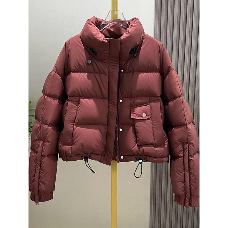 短款羽绒服女新款2023冬季时尚韩版加厚小个子面包服爆款鸭绒外套