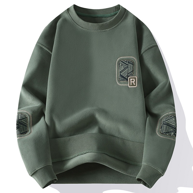 个性印花卫衣男士潮牌新款休闲百搭长袖网红宽松圆领打底大码上衣