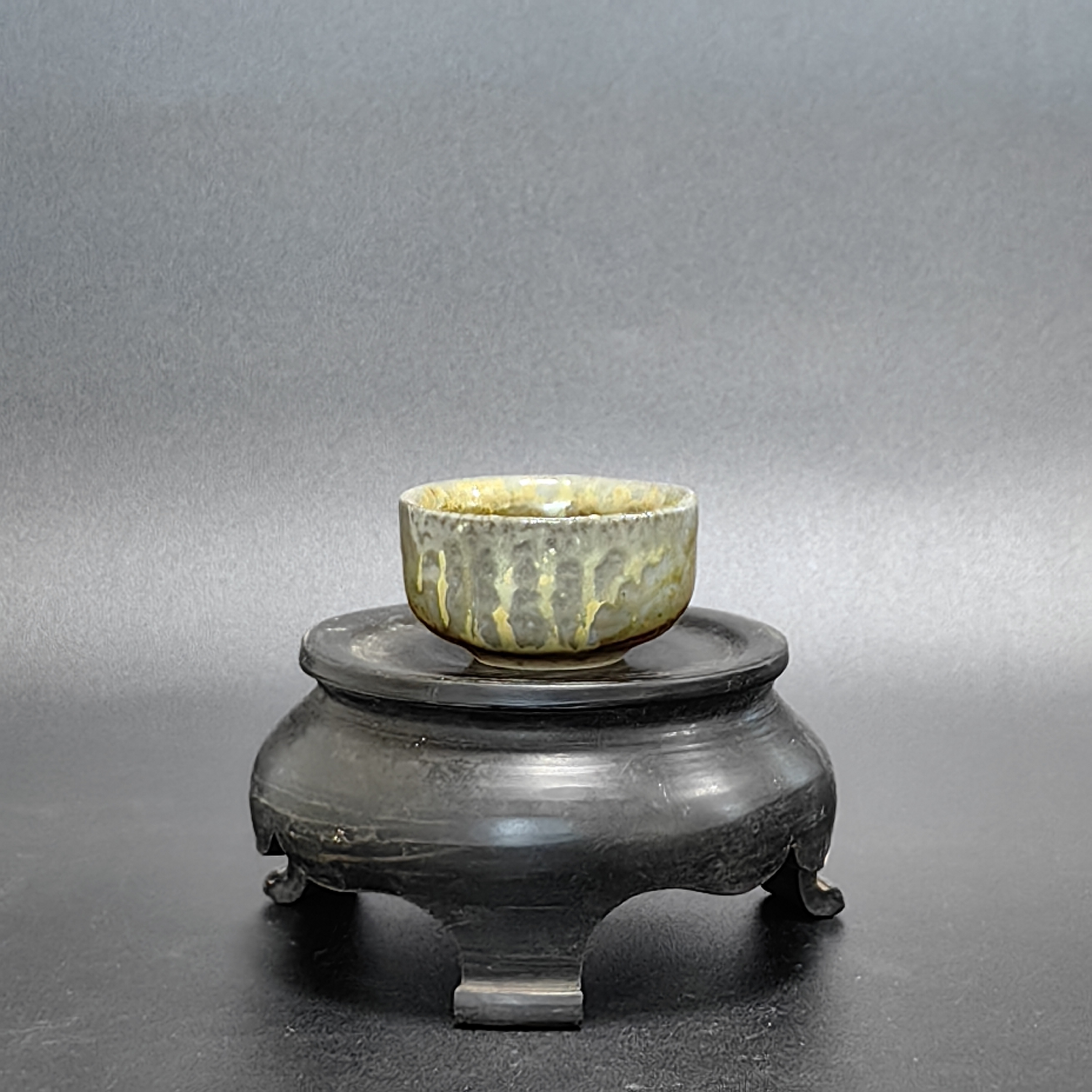 儒陶五色土砭石粉柴烧品茗杯50ML