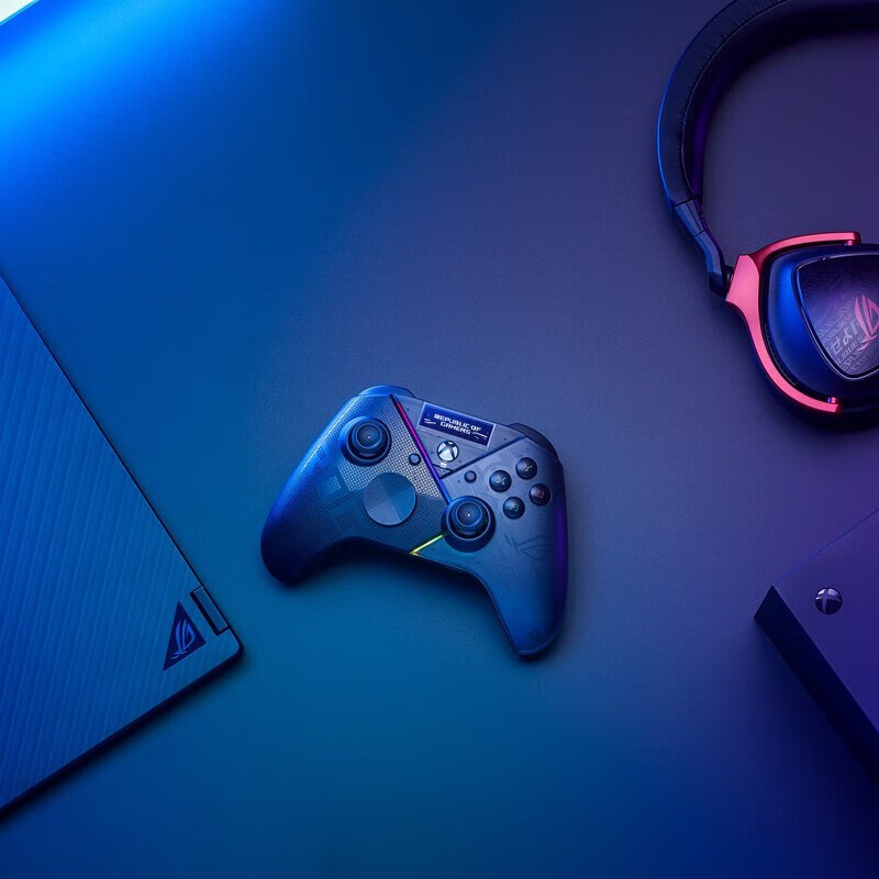 华硕雷切Pro 无线游戏手柄 PC电脑/XBOX手柄 无线三模连接 