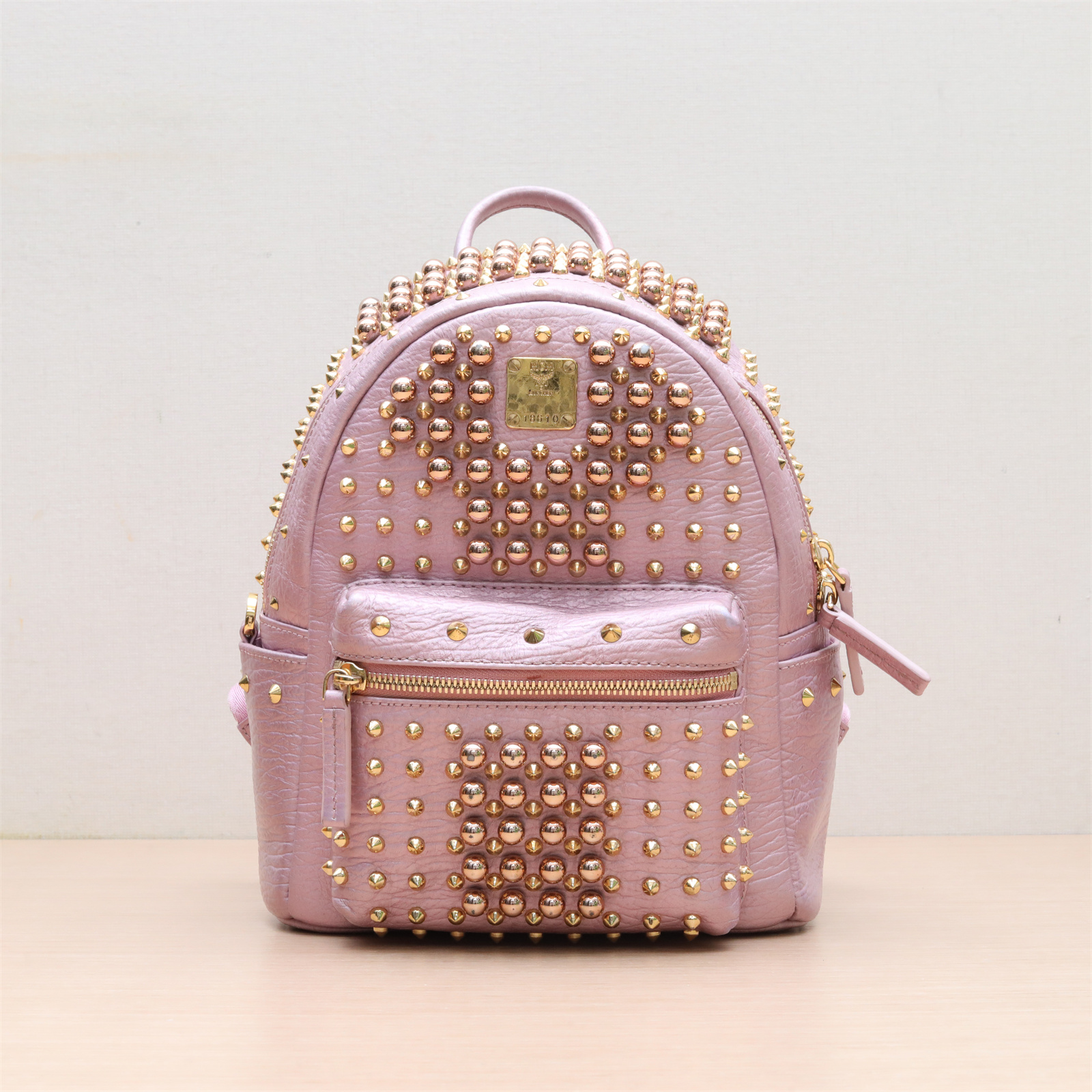95新 MCM 双肩包 紫色 P224724208
