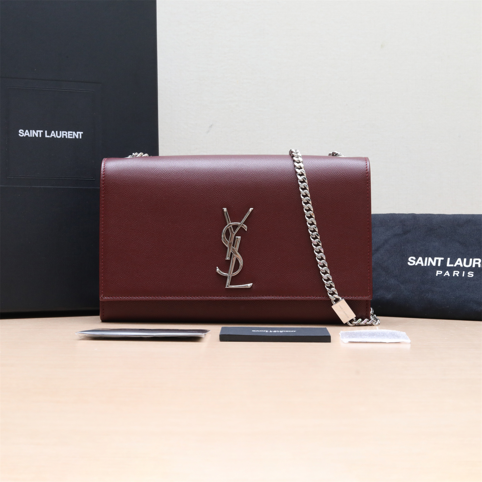 95新 YSL/圣罗兰 KATE 中号 24 单肩包P244172248