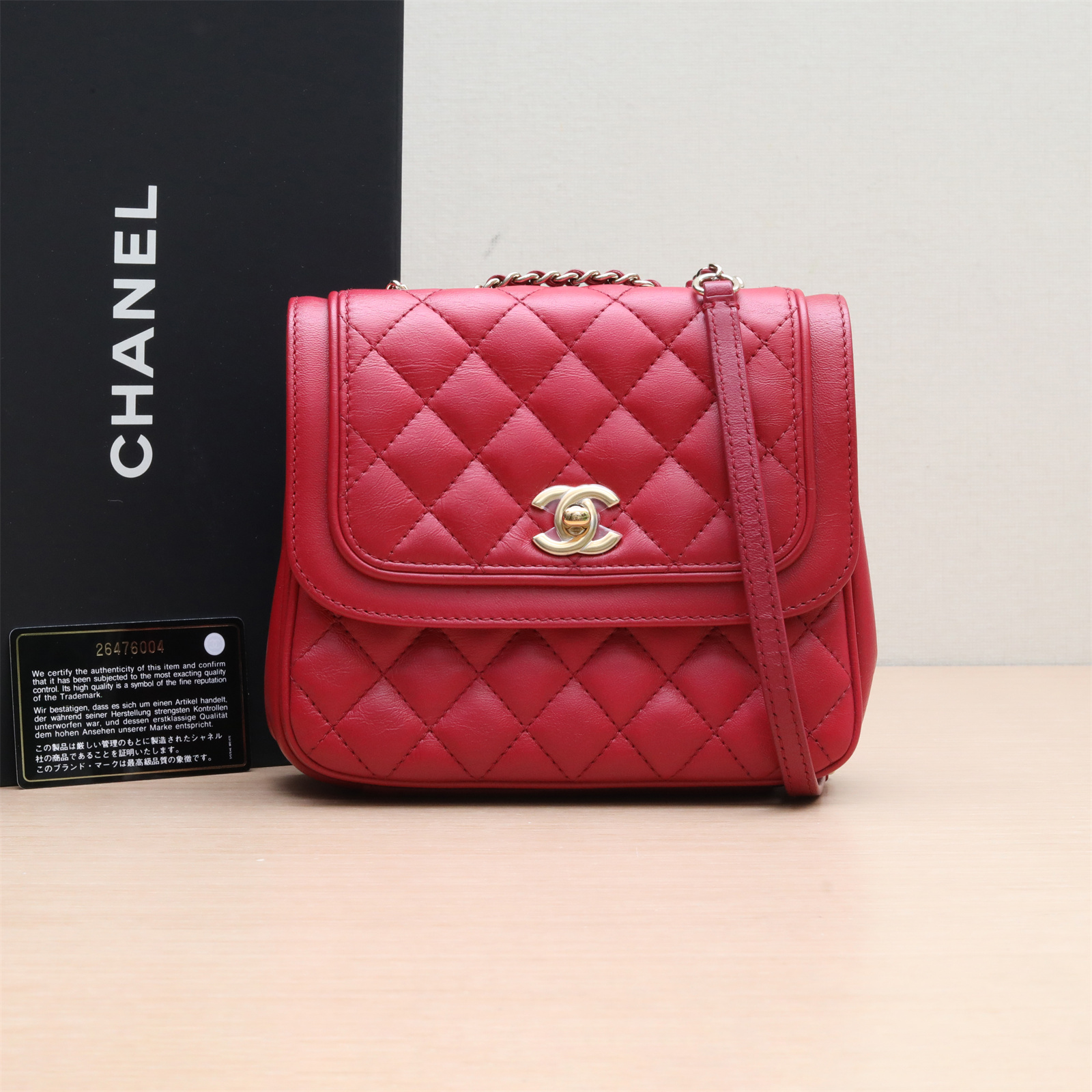 95新 Chanel/香奈儿 CF系列 豆腐方胖子 26开 斜挎包 P234142693