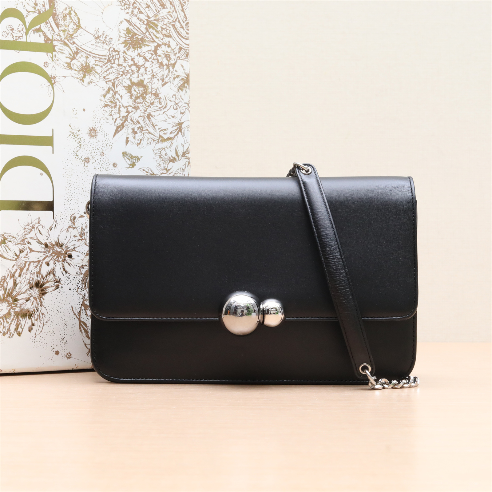 95新 DIOR/迪奥 双球链条包 单肩包 P224727110
