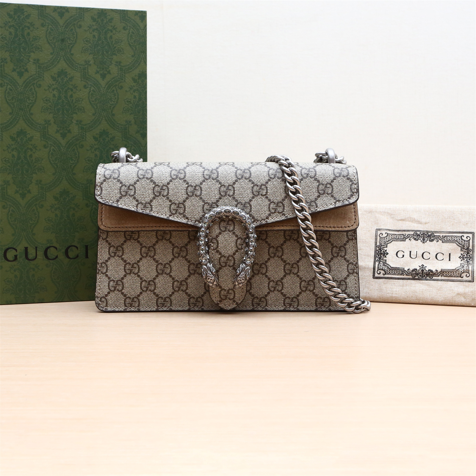 99新 GUCCI/古驰 Dionysus 酒神 单肩包 P214978429