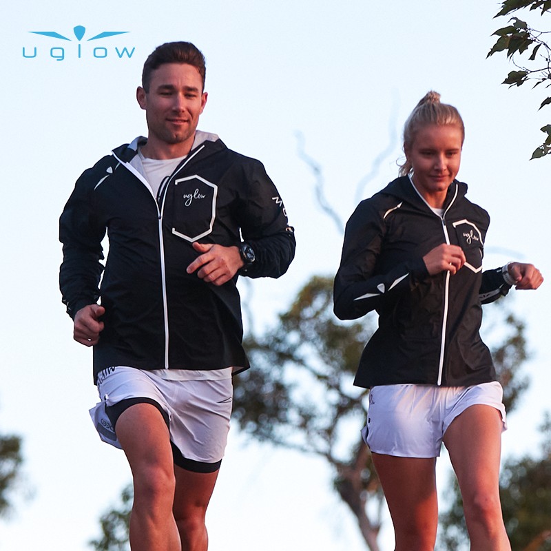 UGLOW 全能户外冲锋衣男女款跑步防水透气户外越野运动保暖防风