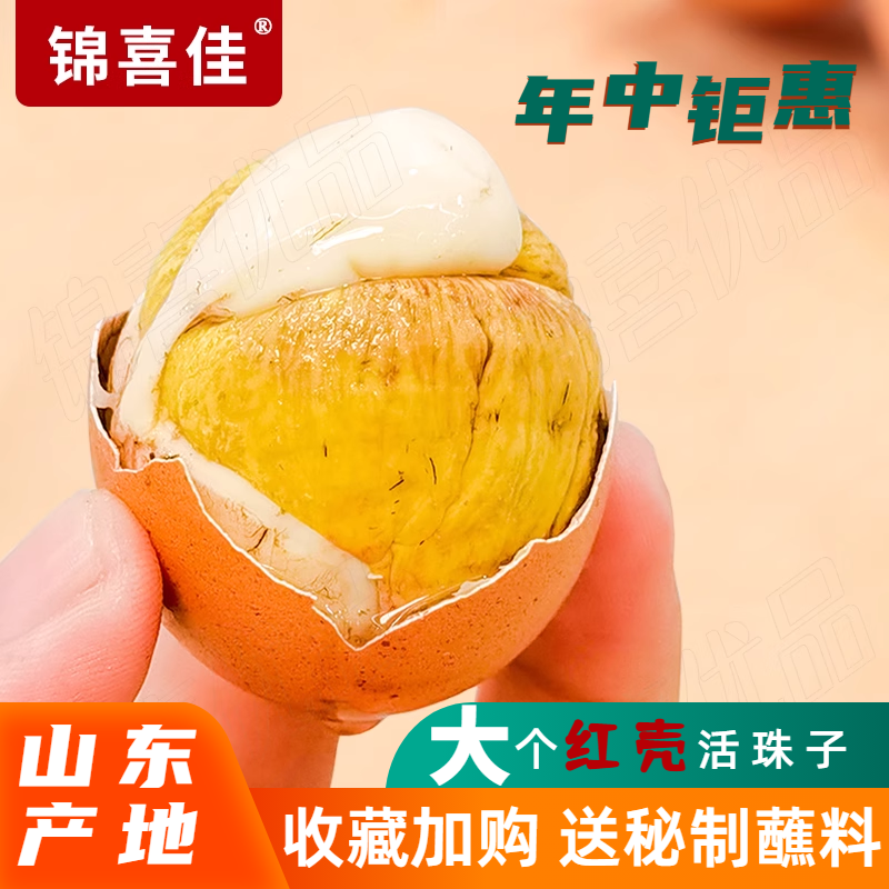 锦喜佳五香香辣活珠子麻辣毛蛋毛鸡蛋营养凤凰蛋正宗新鲜钢化蛋