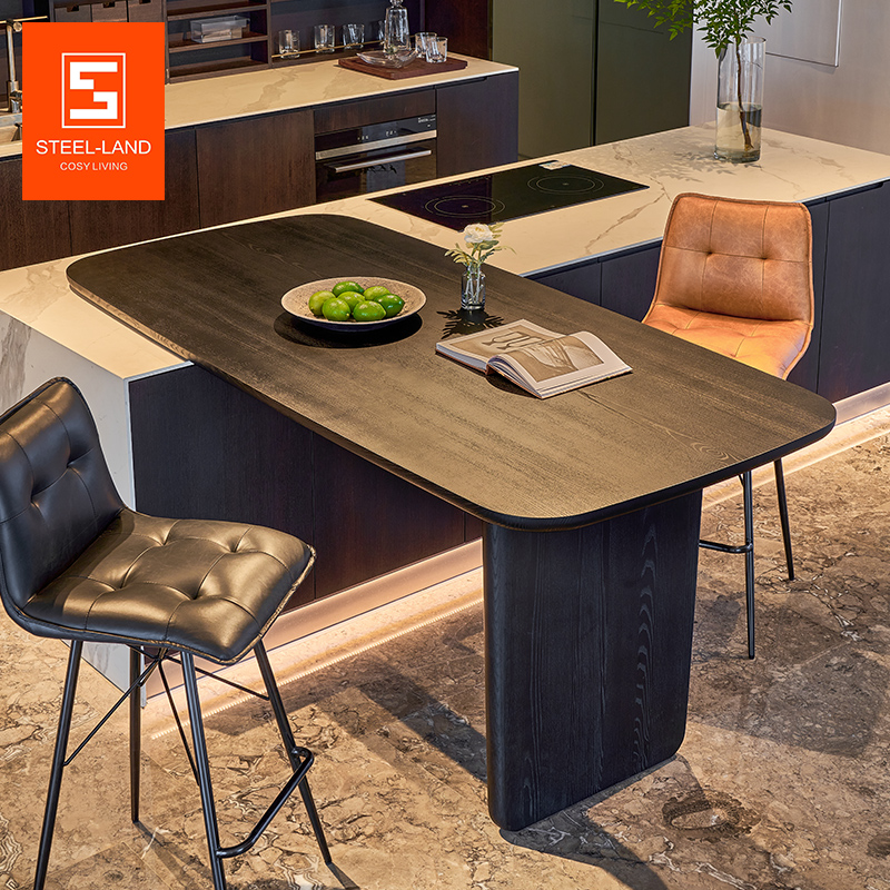 斯帝罗兰意式极简全实木餐桌椅组合现代简约白蜡木家用小户型饭桌