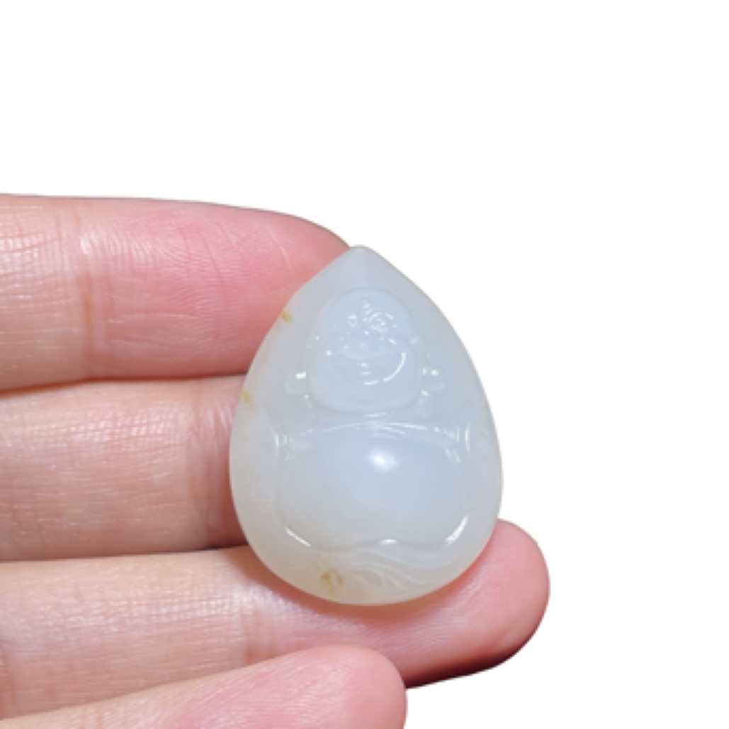 新疆和田玉 大肚佛 弥勒佛 挂件吊坠