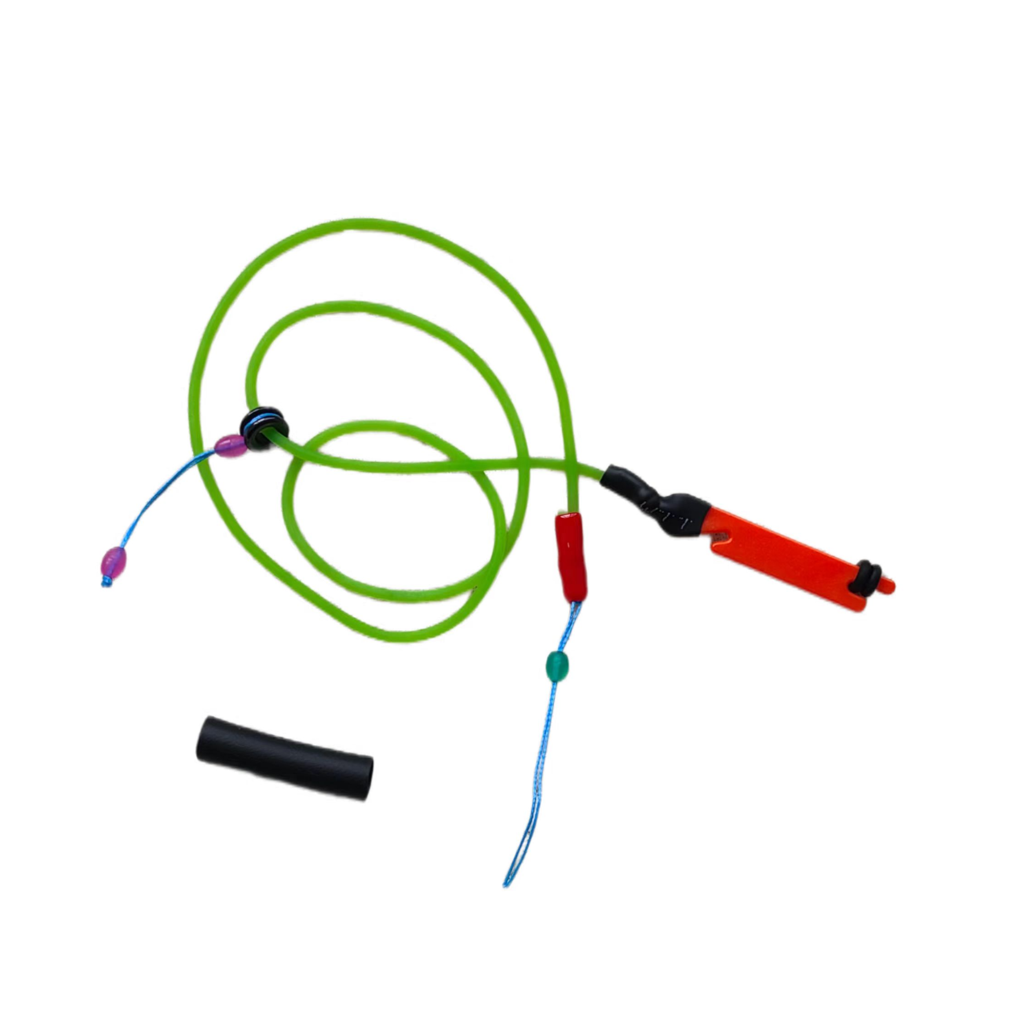 泡沫逗钓免改装简易外挂皮筋钓鱼卸力皮筋小线组钓大鱼逗钓配件