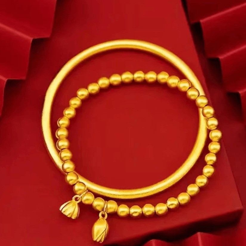 合金手镯 双生花（爆款推荐）抖音好物新品女款手镯双生花