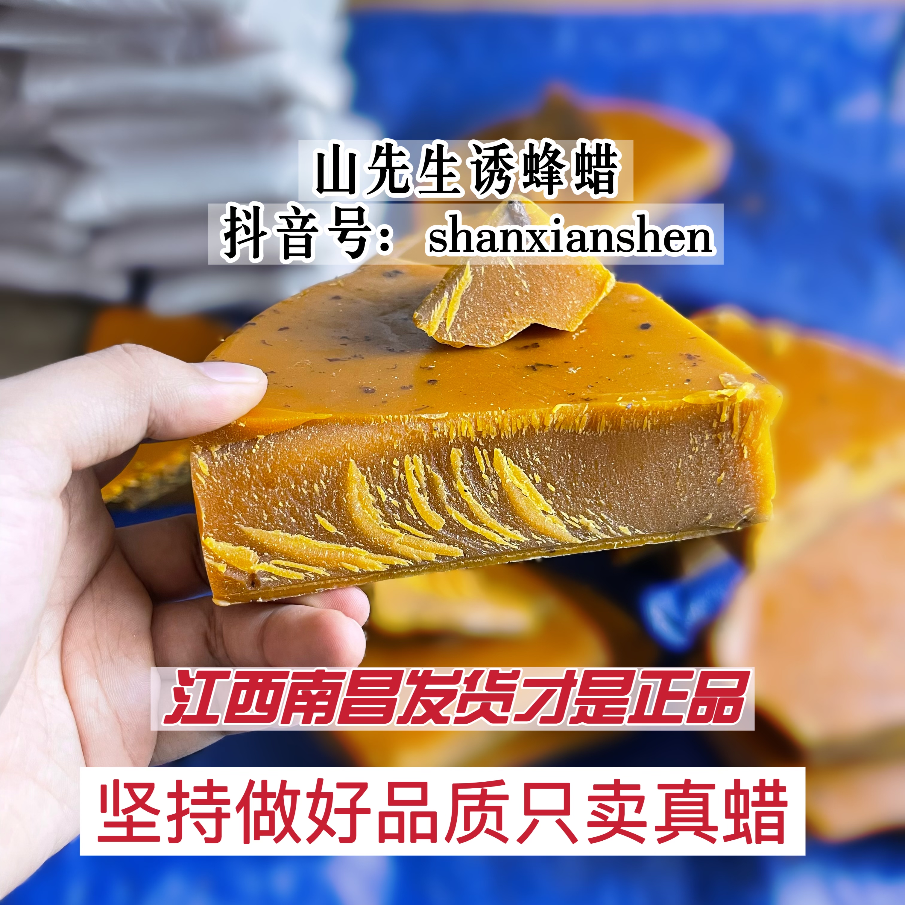 诱蜂蜡纯中蜂土蜂蜡养蜂诱蜂非招蜂水老巢脾蜡山先生新手诱蜂蜡