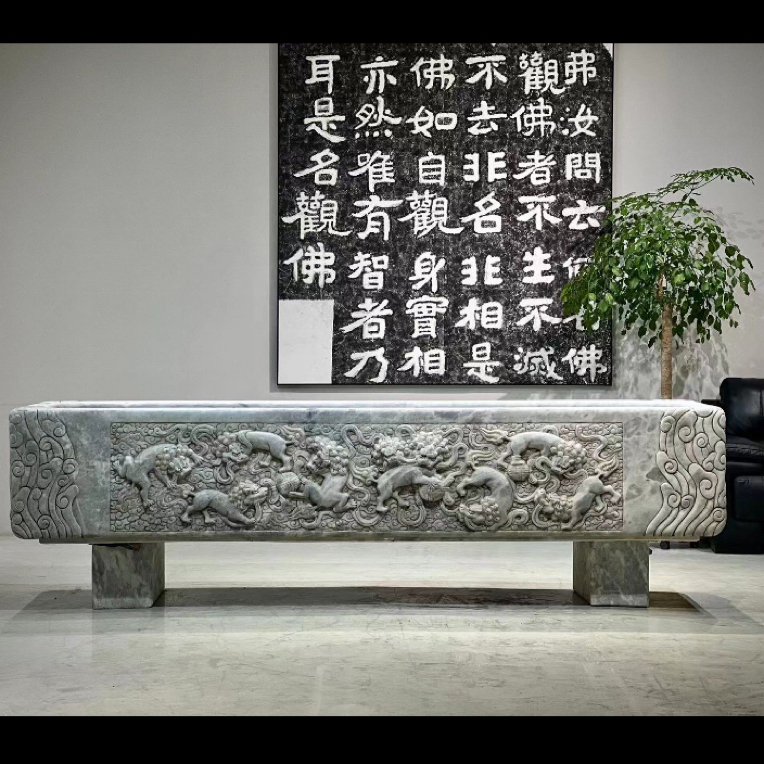 石雕！门海长2.95米宽85，不包邮