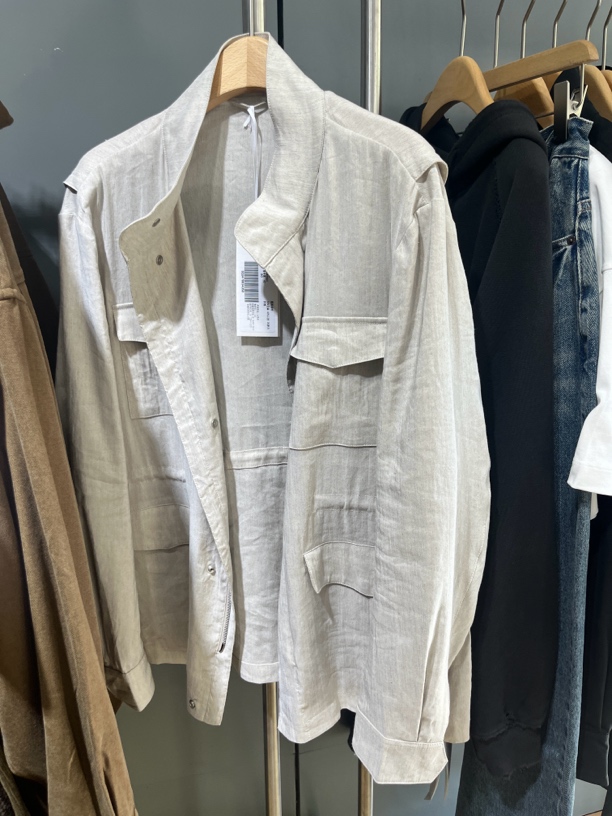 2024丝麻猎装夹克