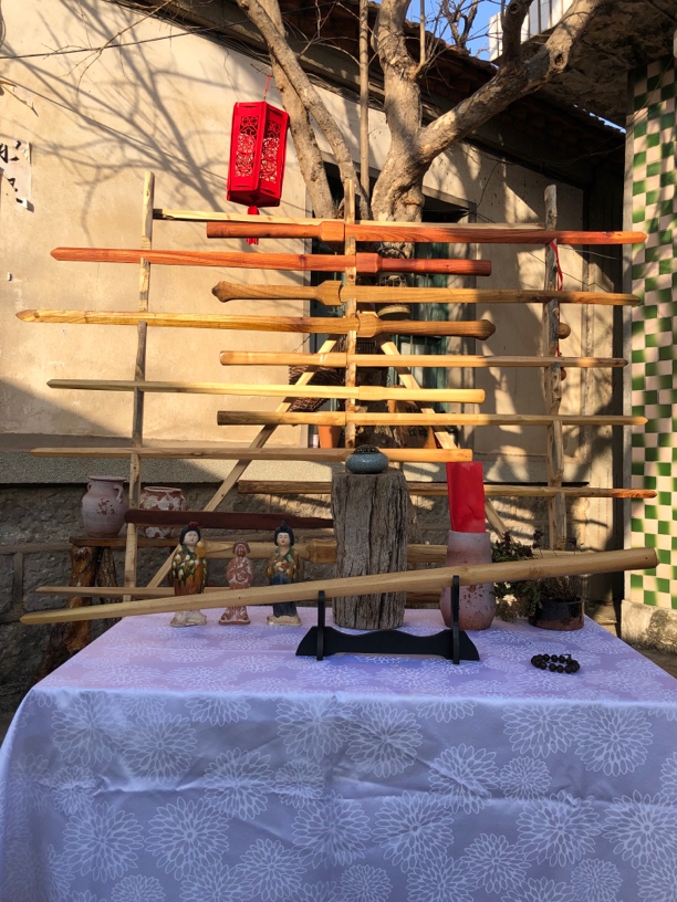 纯手工沂蒙山笨槐双手剑（初级学习练习剑）