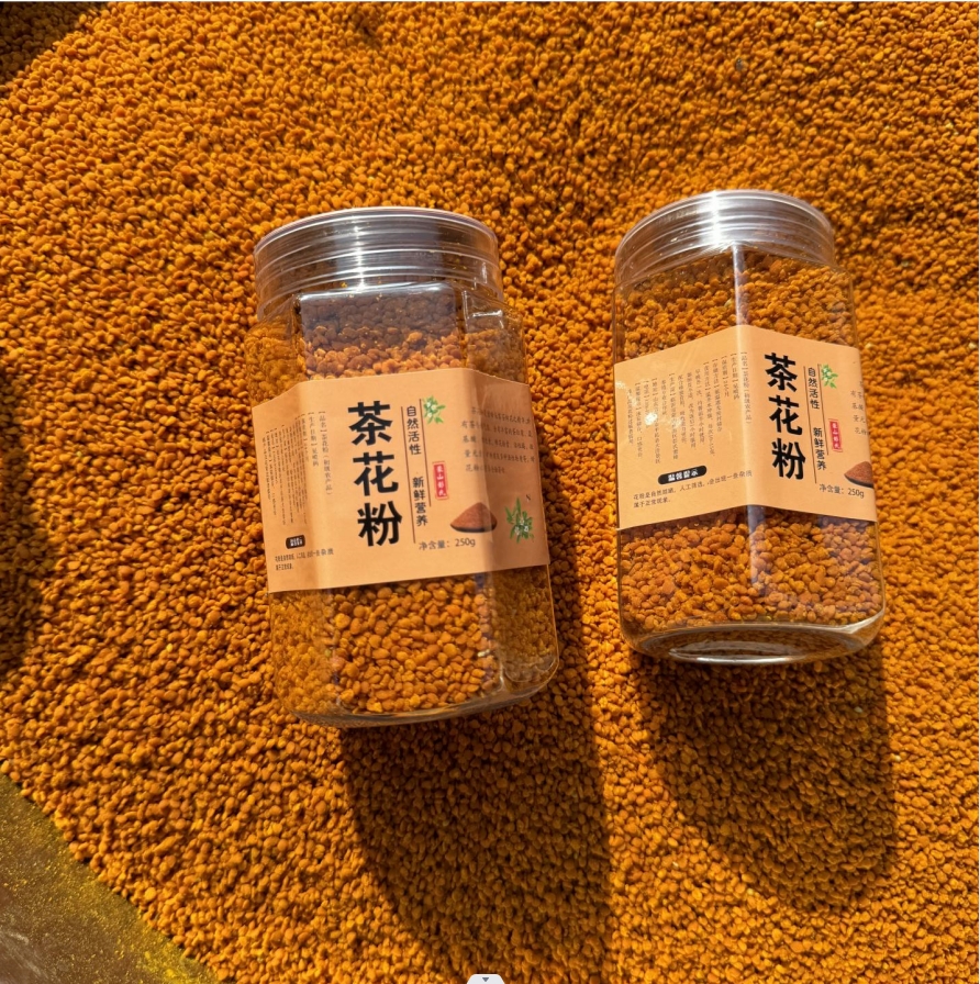 蜂场自产自销 自然晾晒 食用新鲜茶花粉
