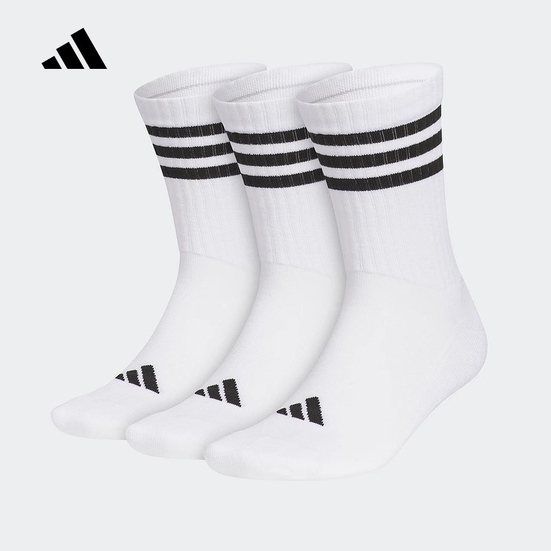 adidas阿迪达斯中筒袜男女休闲百搭秋冬跑步运动透气袜子 JN4867