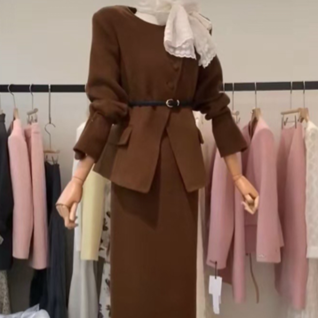 【金雪儿】高货两件套收腰腰带有