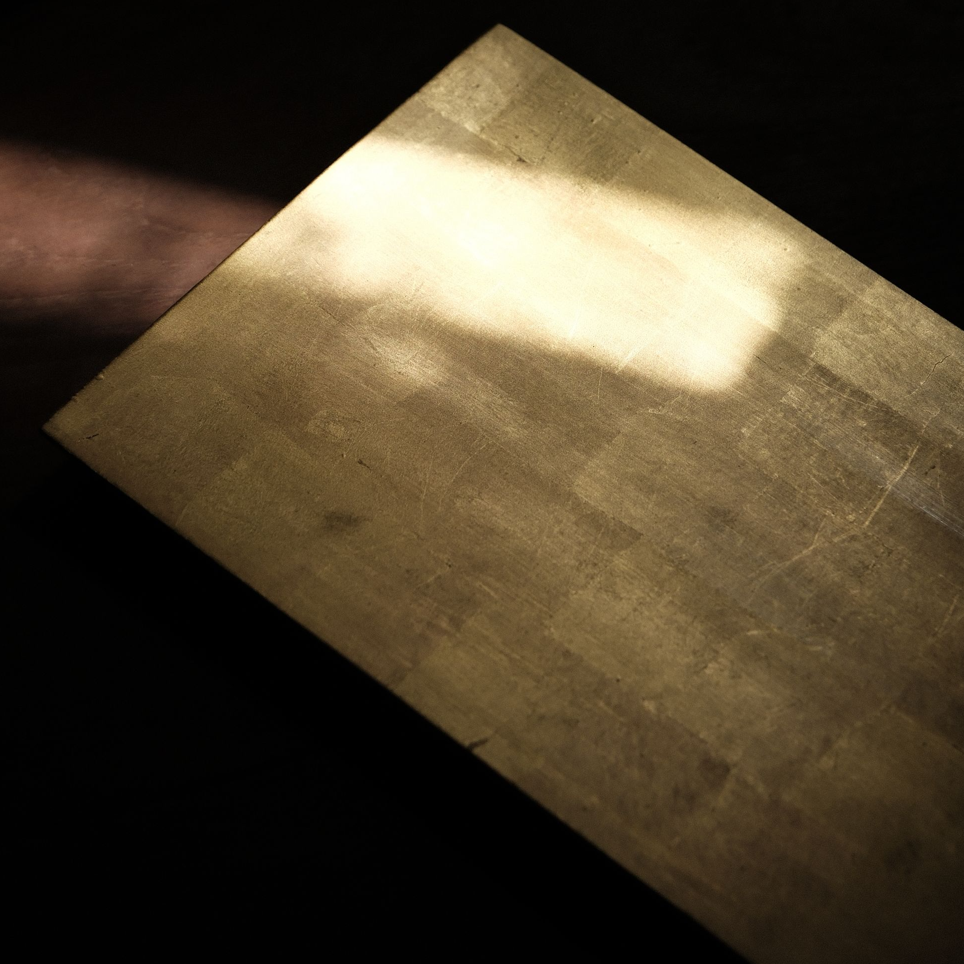 大漆长方金箔茶盘（长40cm,宽18cm,高2cm）