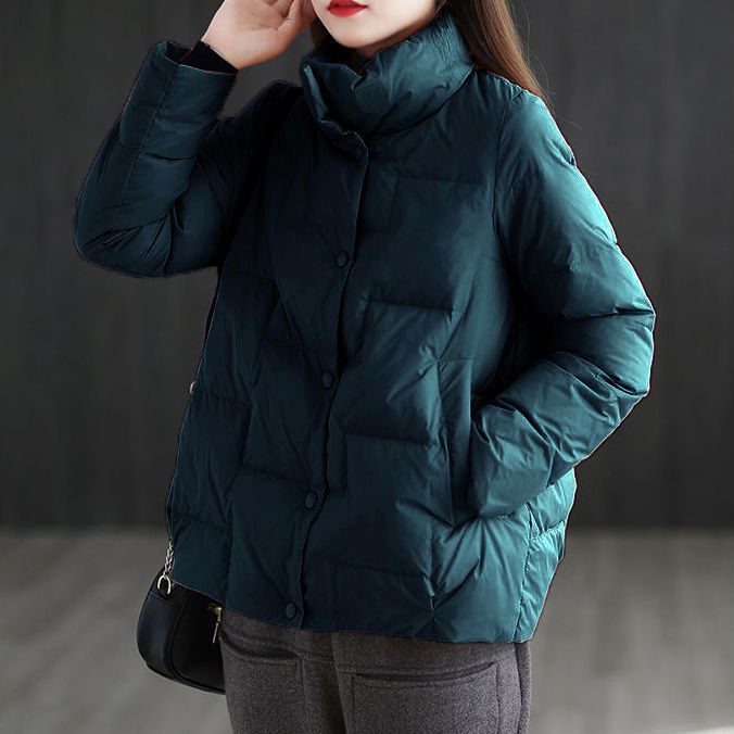 2023立领羽绒羽绒服女冬季韩版宽松百搭轻薄款羽绒服短款外