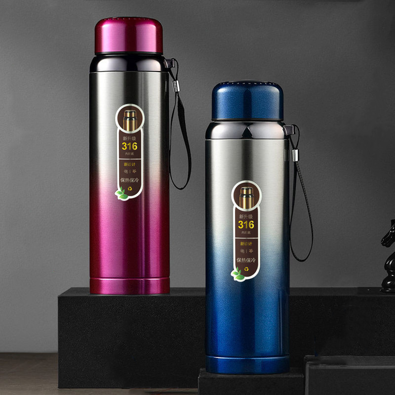 【宠粉福利】8080不锈钢保热大容量保温杯男女户外便携商务泡茶水杯