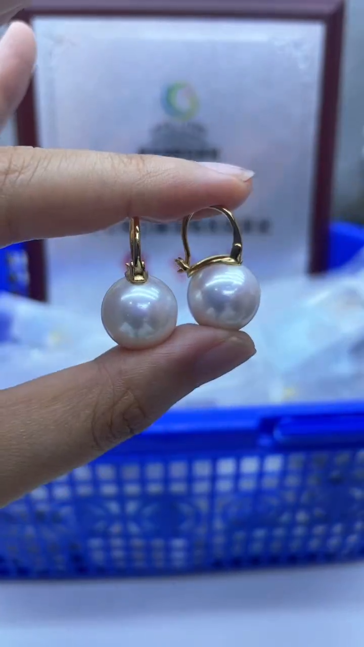 【闪购商品】淡水珍珠耳饰银S925镶嵌200