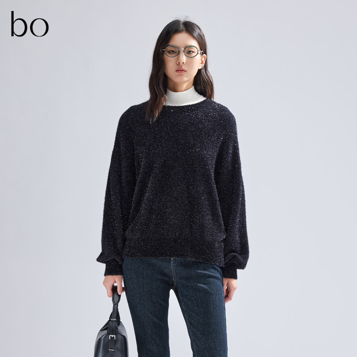 【直播专属】播黑标系列圆领毛衣BDR1SD2104