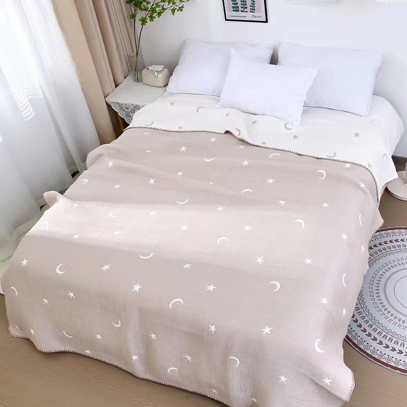 3   300【清孤品高货】云朵泡芙被 纯棉纱布夏凉被