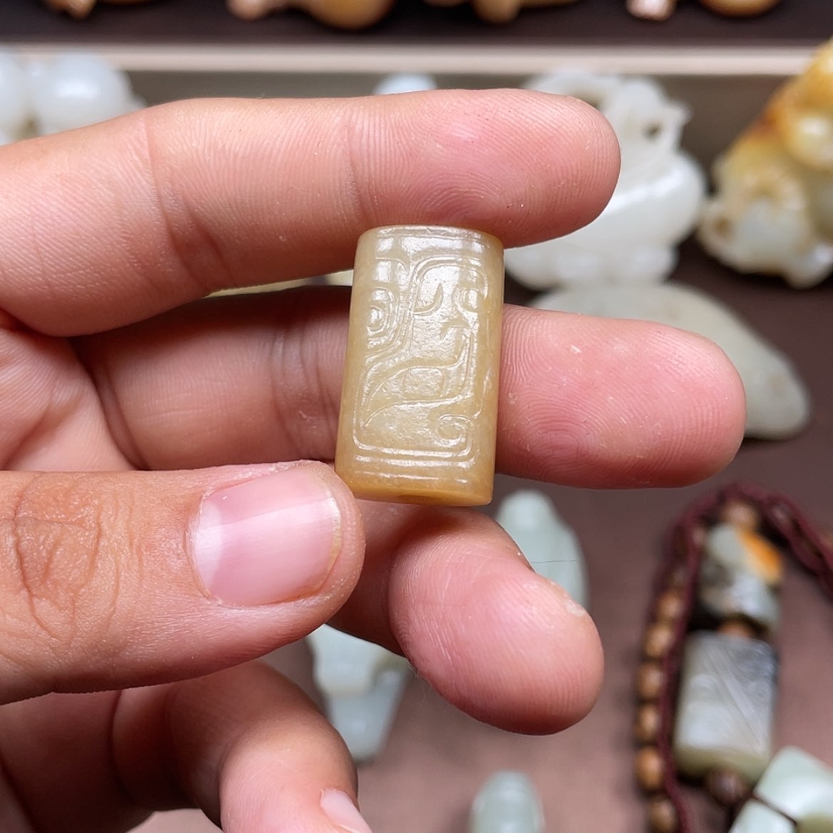 【闪购商品】和田玉挂件未镶嵌用****8
