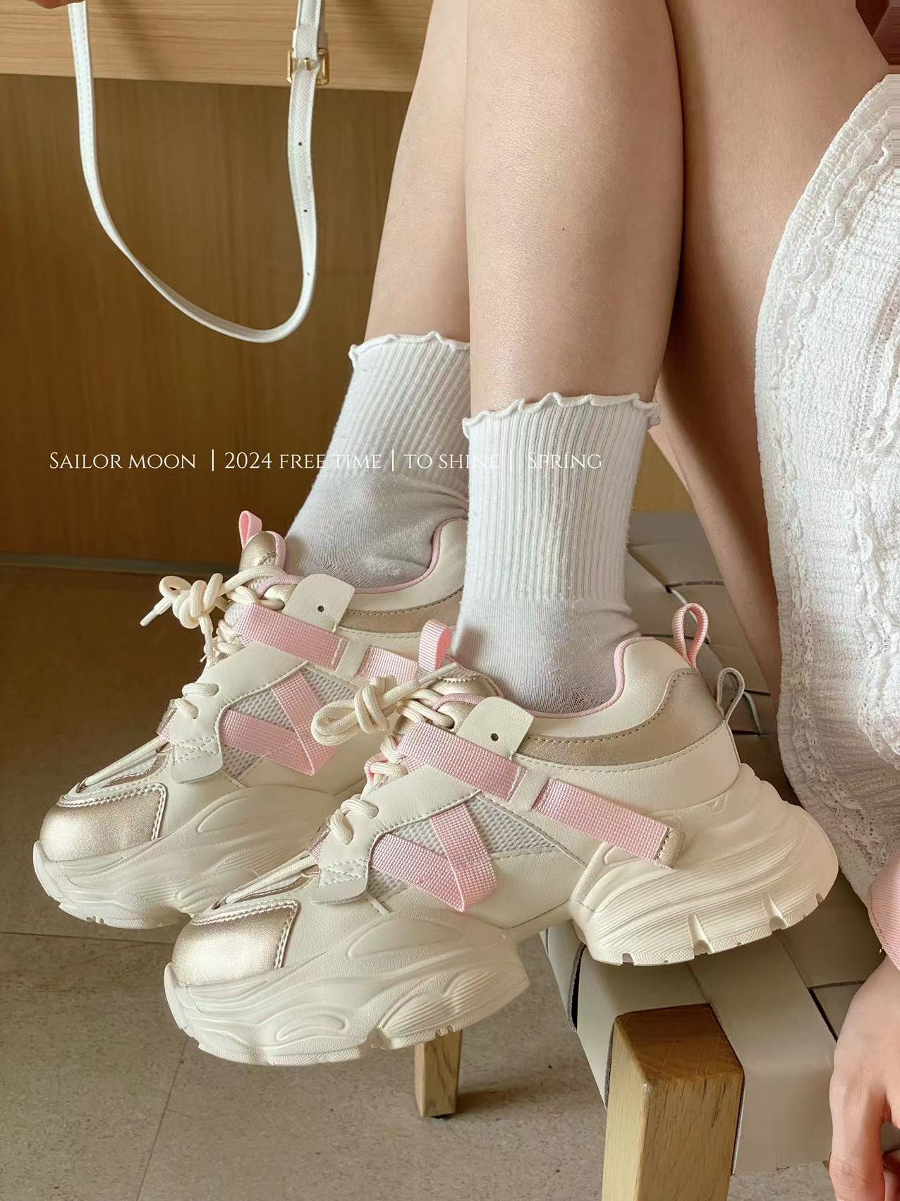 妖精的美美 【铂金系列】高品质老爹鞋