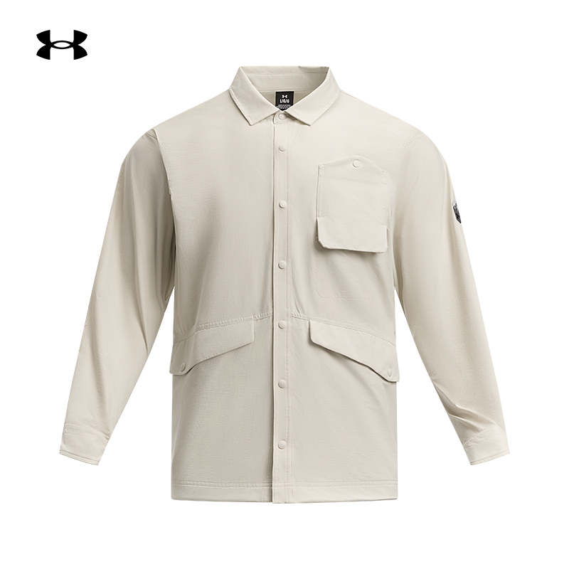 【商场同款】安德玛官方UA城市野趣男子运动休闲衬衫夹克1389295