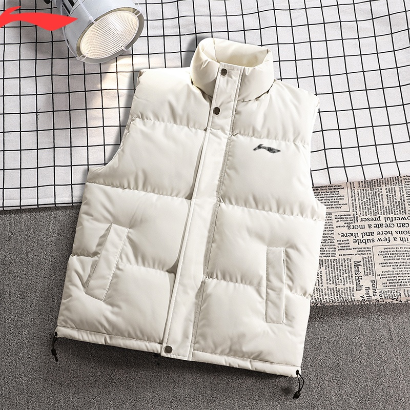 国货潮牌男士秋冬休闲马甲时尚百搭无袖坎肩外套中青年保暖马夹