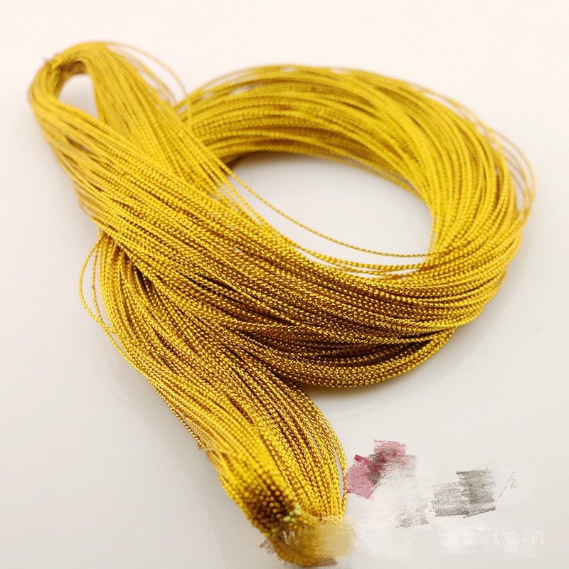 1MM金色银色线绳八股金线diy手工细工和风发簪扇面专用材料配件