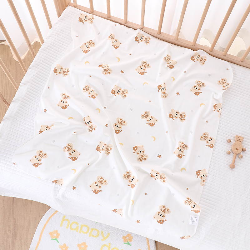 【新生儿】米祺 四季棉毛婴儿防惊吓包单85*85产房专用