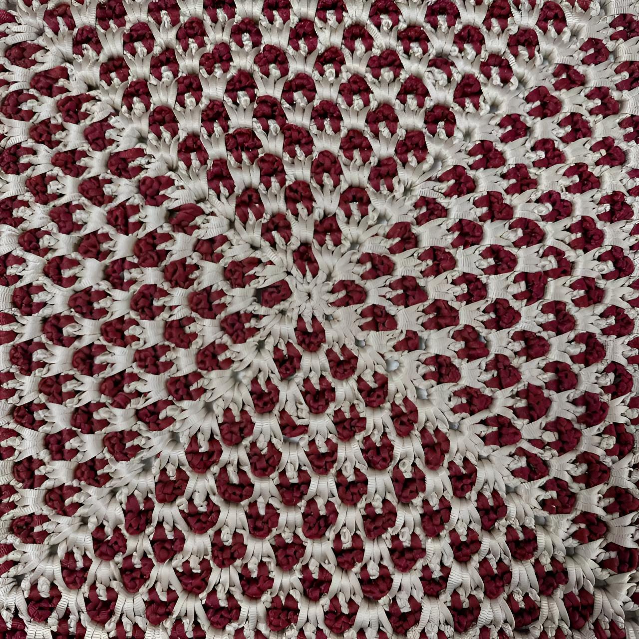 186款雀羽花棉麻冰丝毛线编织diy手工家用大卷扁平毛线钩织材料包