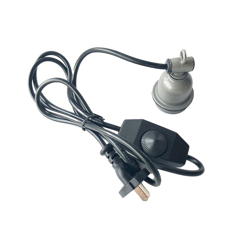 耐高温灯头可调节带开关防水灯座养殖保温用 保温灯头带线芦丁鸡