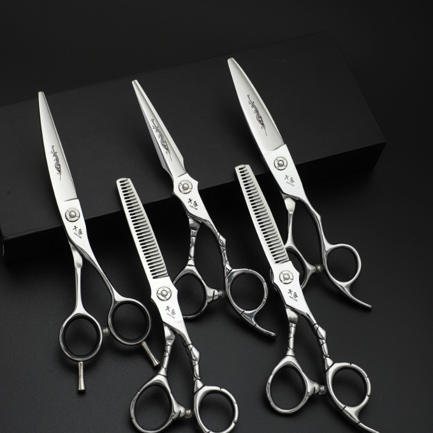 专业 干匠 理发剪刀发型师专用打薄剪无痕牙剪   剑花