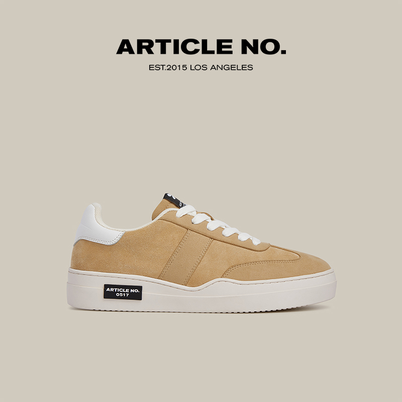 ARTICLE NO.复古德训运动风设计款板鞋增高厚底百搭男女鞋休闲鞋