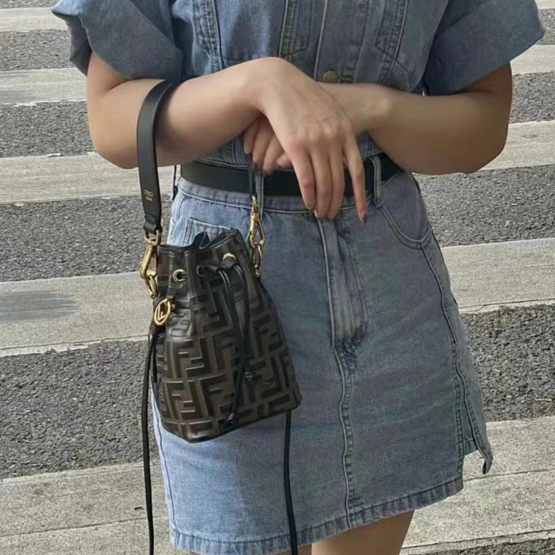 95新 FENDI/芬迪 梵·/芬迪小水桶/全原/95新