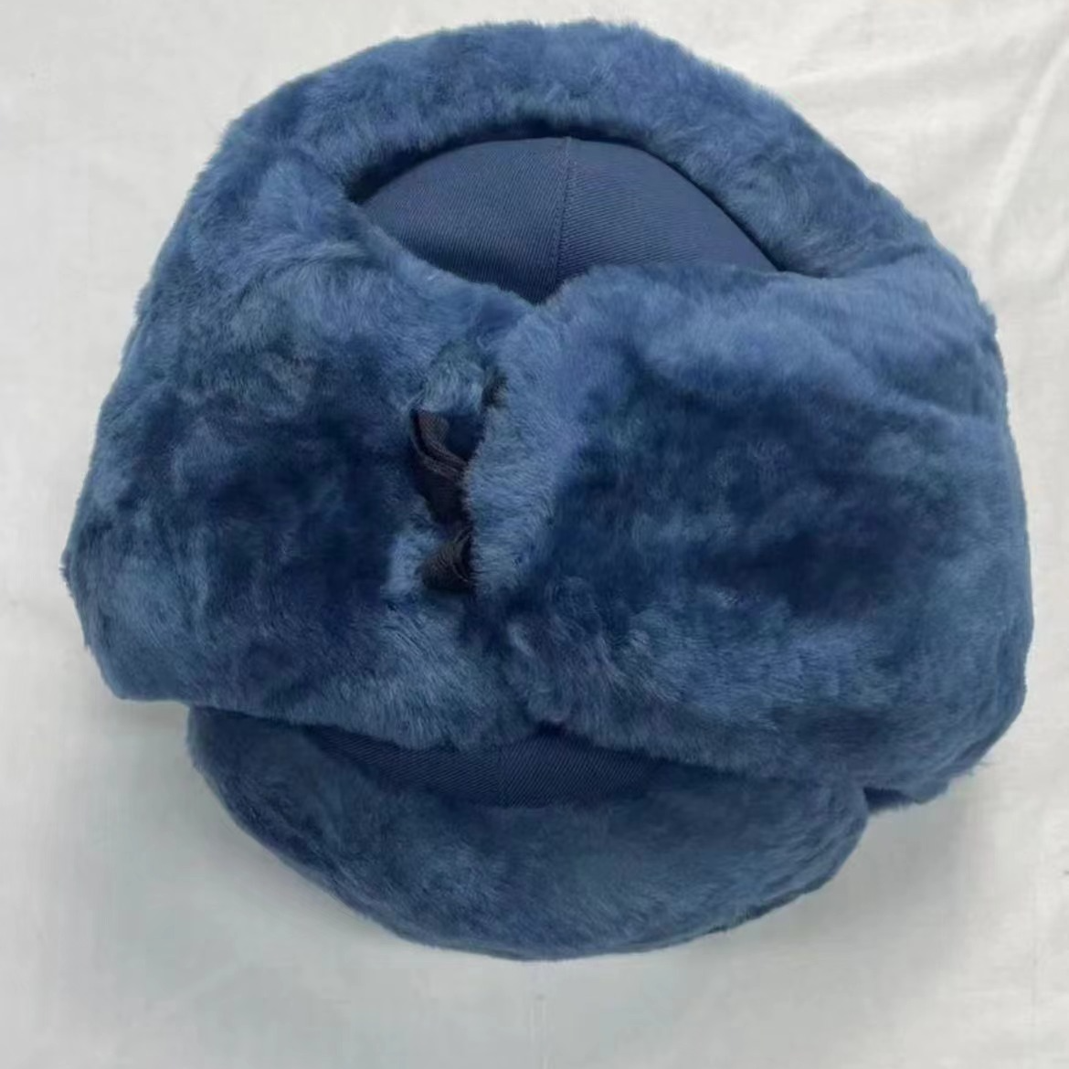 空皮帽子休闲毛绒冬季加厚加绒一体帽